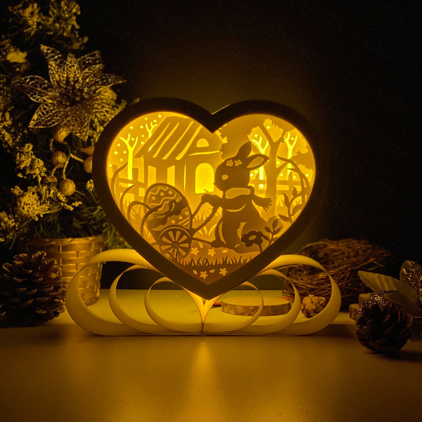 Easter 2 – 3D Heart Box 1 File - Cricut File - VEKTOR KRAFT