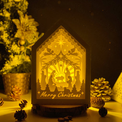 Christmas Nativity 2 – 3D Box SVG File for Cricut & Silhouette