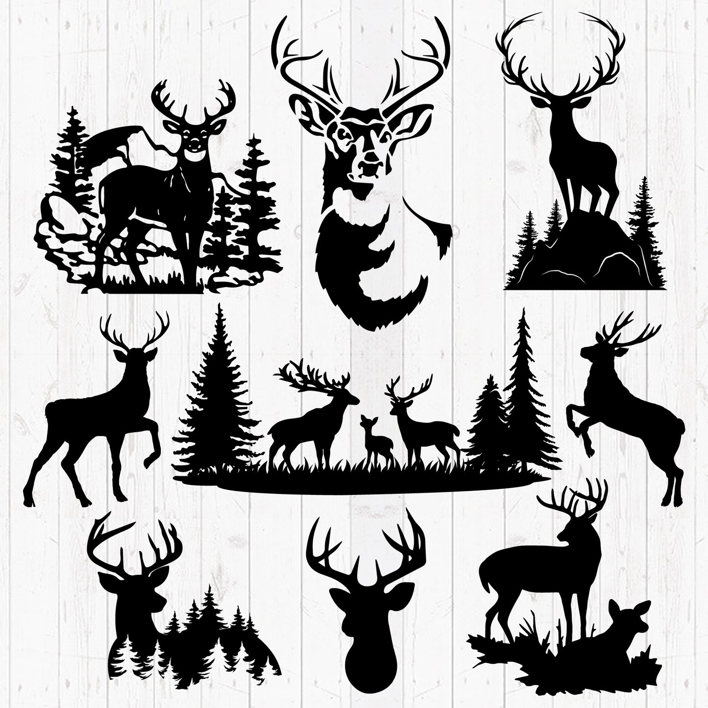Deer - Cricut File - VEKTOR KRAFT
