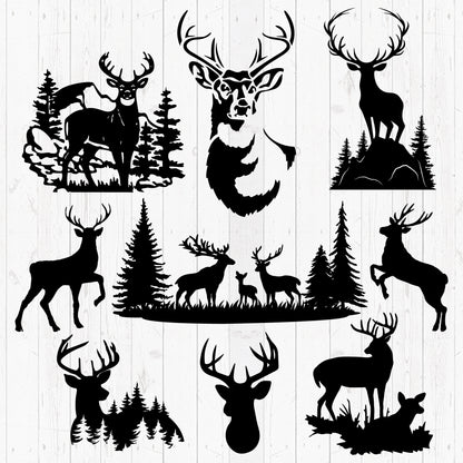 Deer - Cricut File - VEKTOR KRAFT