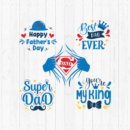 Father's Day Bundle 1 – 3D Lightbox SVG File for Cricut & Silhouette