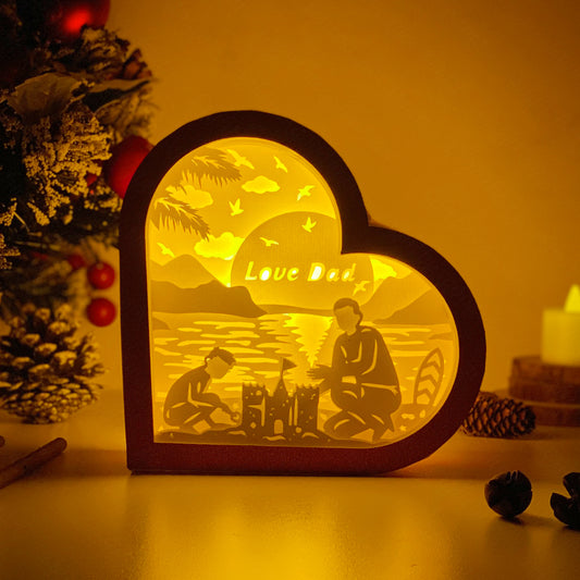 Father's Day 3 – 3D Heart Box 2  File - Cricut File - VEKTOR KRAFT