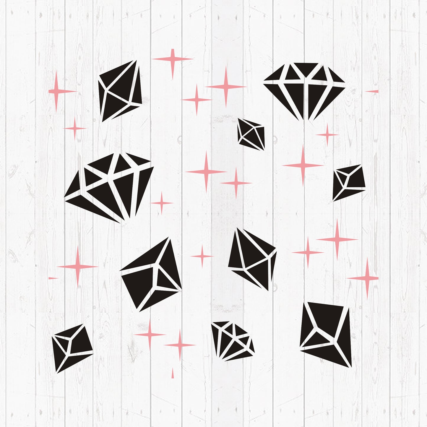 Diamond Pattern – 3D Lantern SVG File for Cricut & Silhouette