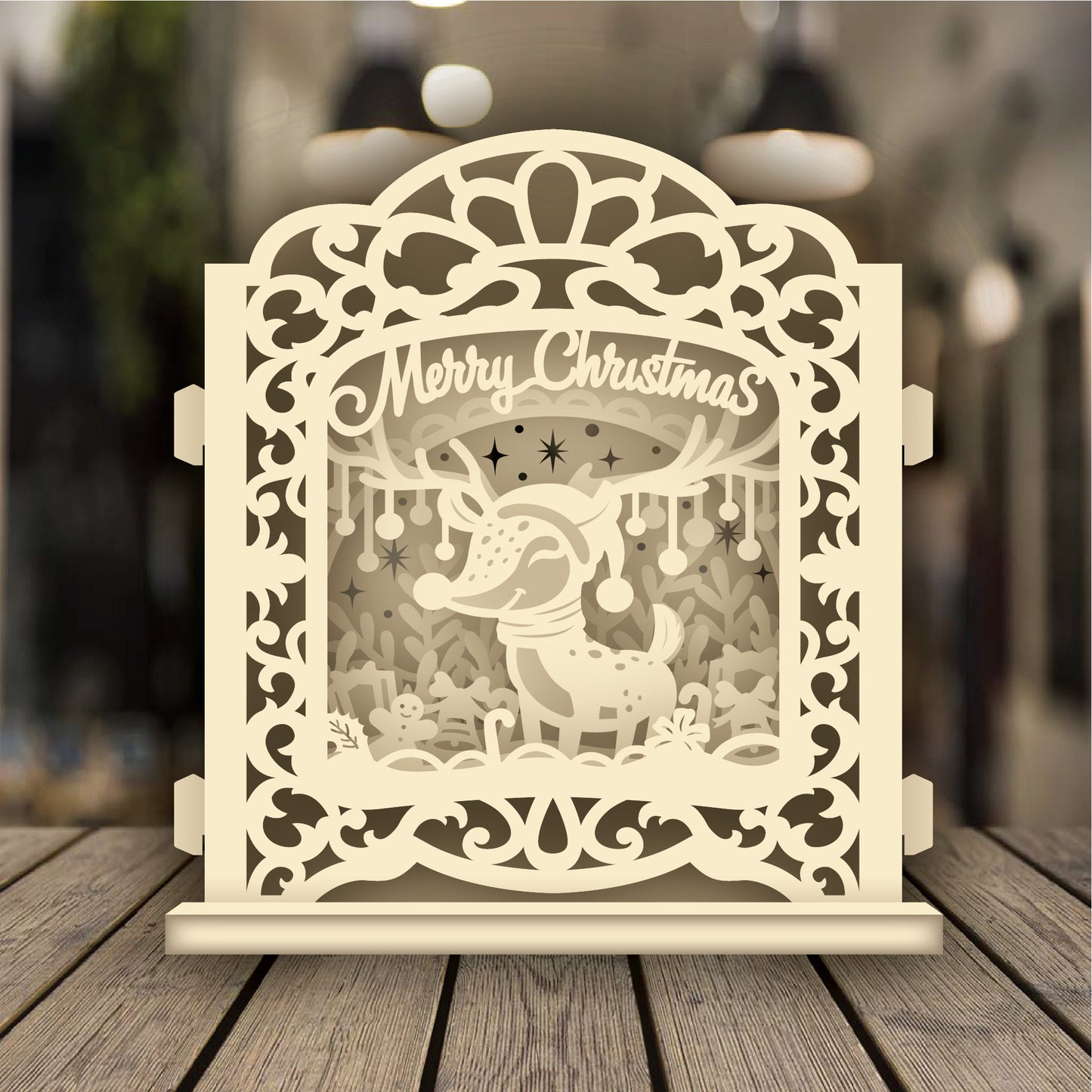 Christmas 5 – 3D Pop-Up Card SVG File for Cricut & Silhouette