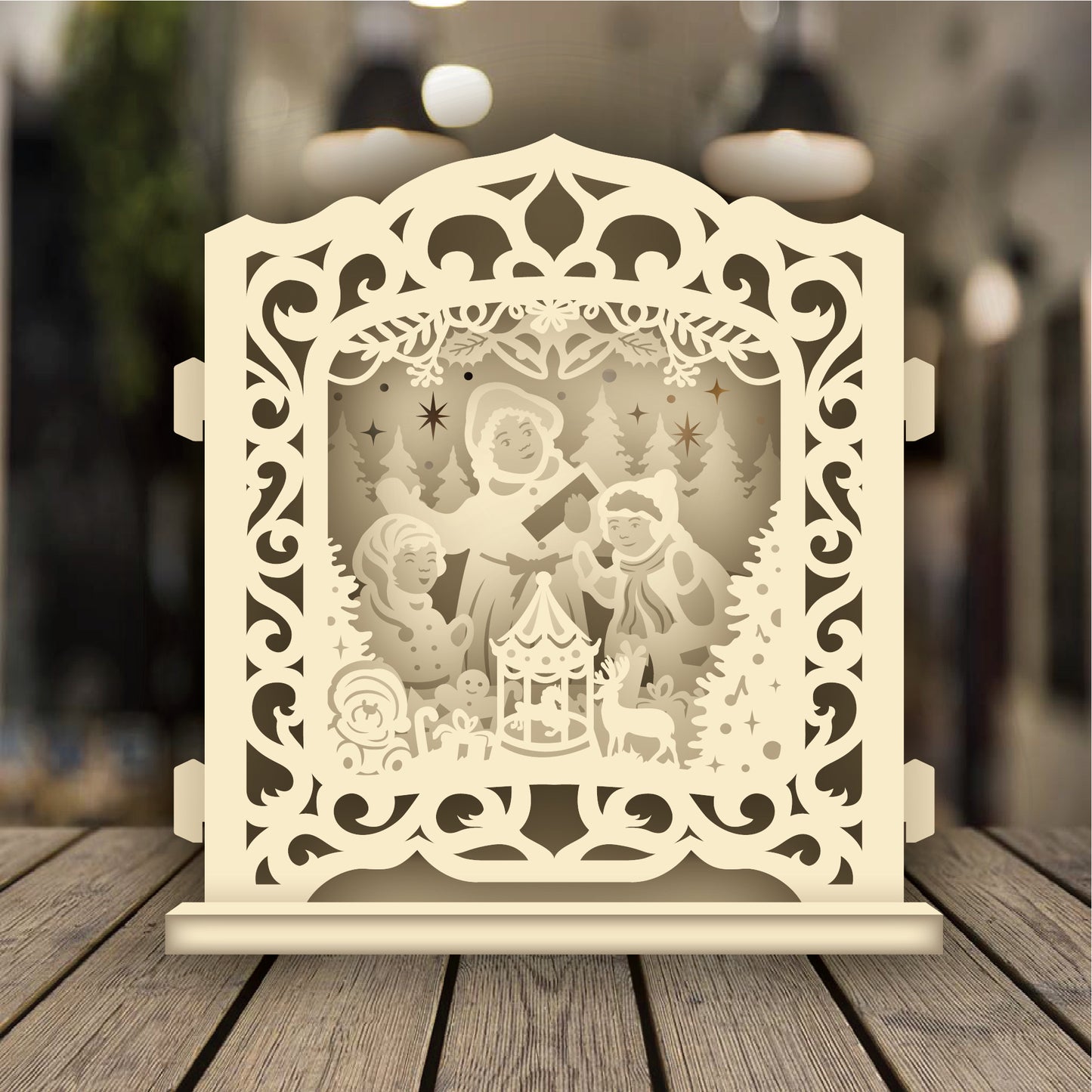 Christmas 4 – 3D Pop-Up Card SVG File for Cricut & Silhouette