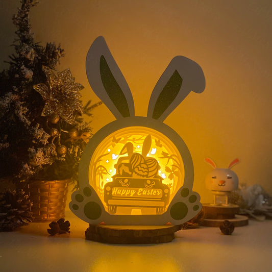 Easter Truck 2 – 3D Bunny Box 2 File - Cricut File - VEKTOR KRAFT