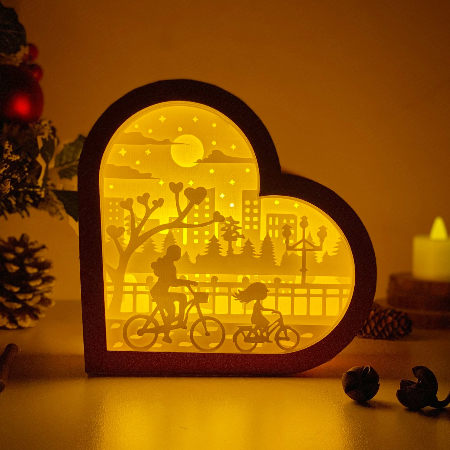 Mother's Day 3 – 3D Heart Box 2  File - Cricut File - VEKTOR KRAFT