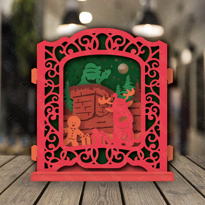 Christmas 6 – 3D Pop-Up Card SVG File for Cricut & Silhouette