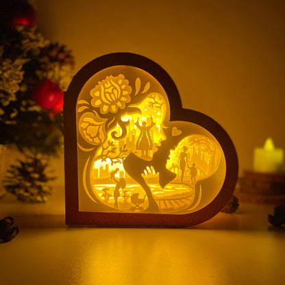 Mother's Day 5 – 3D Heart Box 2  File - Cricut File - VEKTOR KRAFT