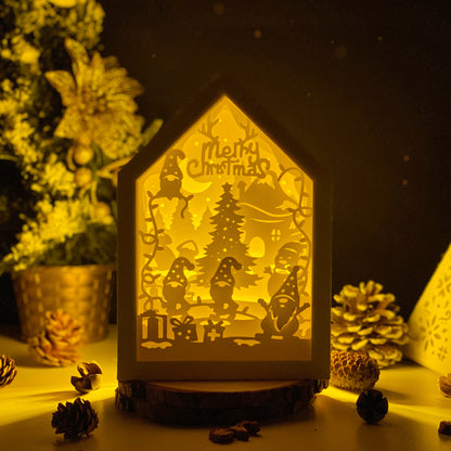Christmas Gnome 2 – 3D Box SVG File for Cricut & Silhouette