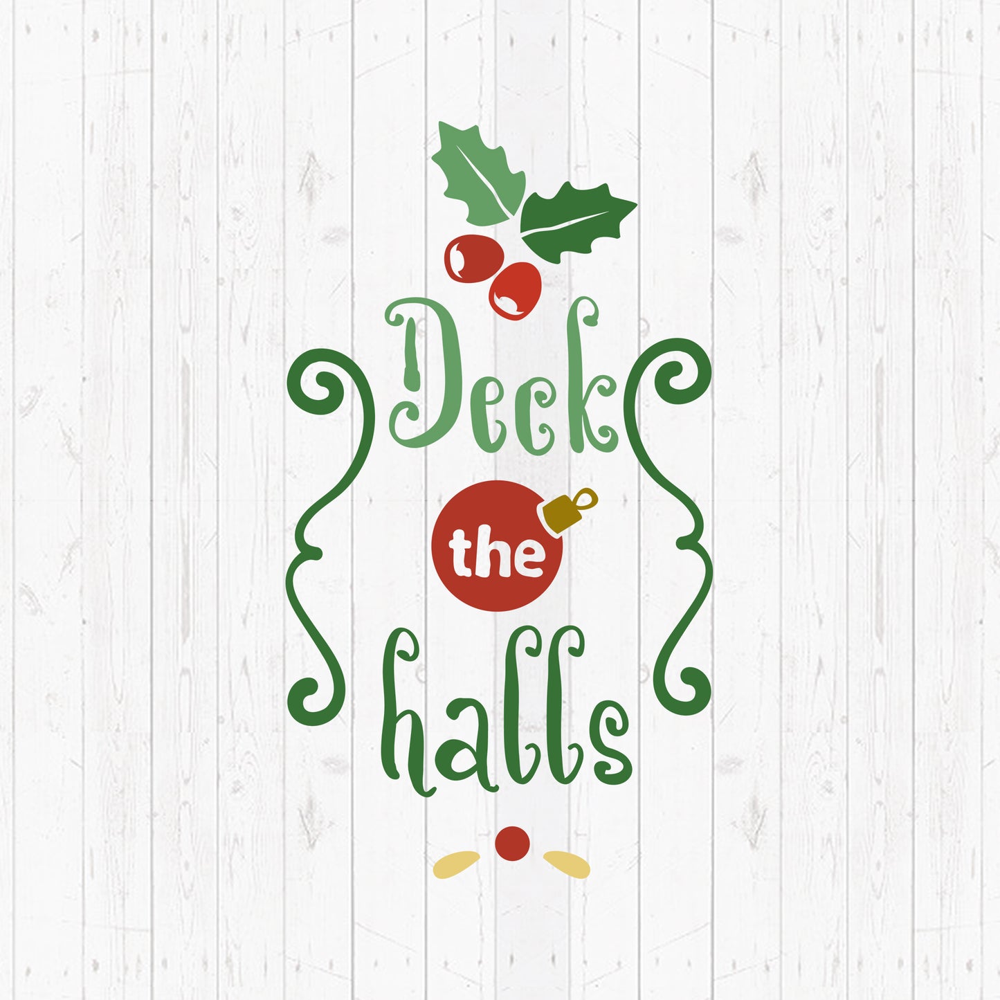 Deck The Halls – 3D Lantern SVG File for Cricut & Silhouette
