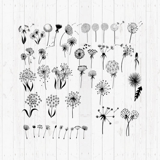 Dandelions - Cricut File - VEKTOR KRAFT