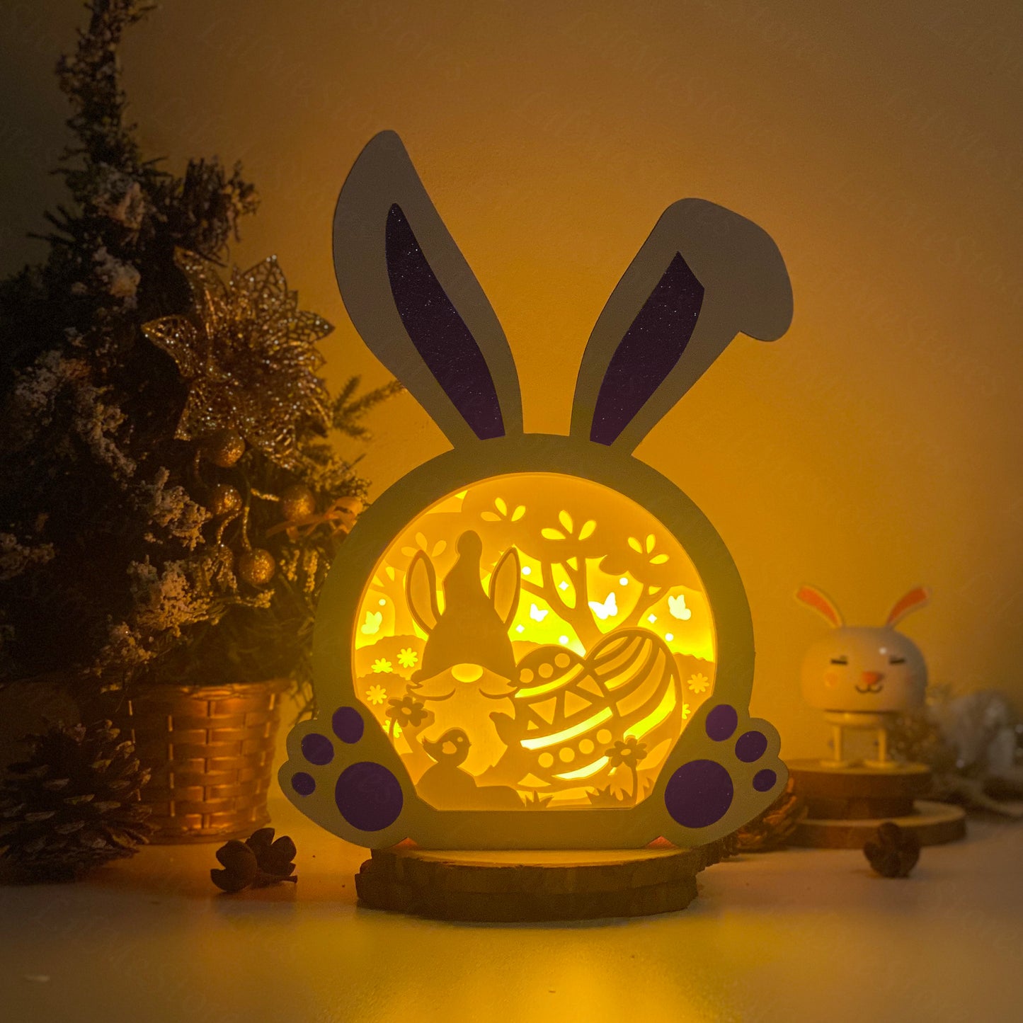 Easter Gnome 2 – 3D Bunny Box 2 File - Cricut File - VEKTOR KRAFT