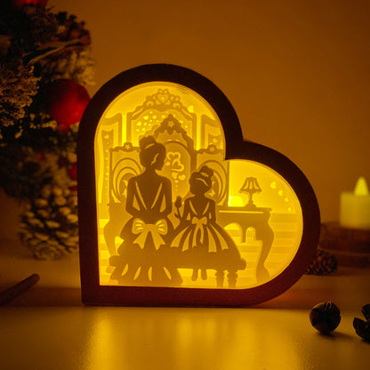 Mother's Day 1 – 3D Heart Box 2  File - Cricut File - VEKTOR KRAFT