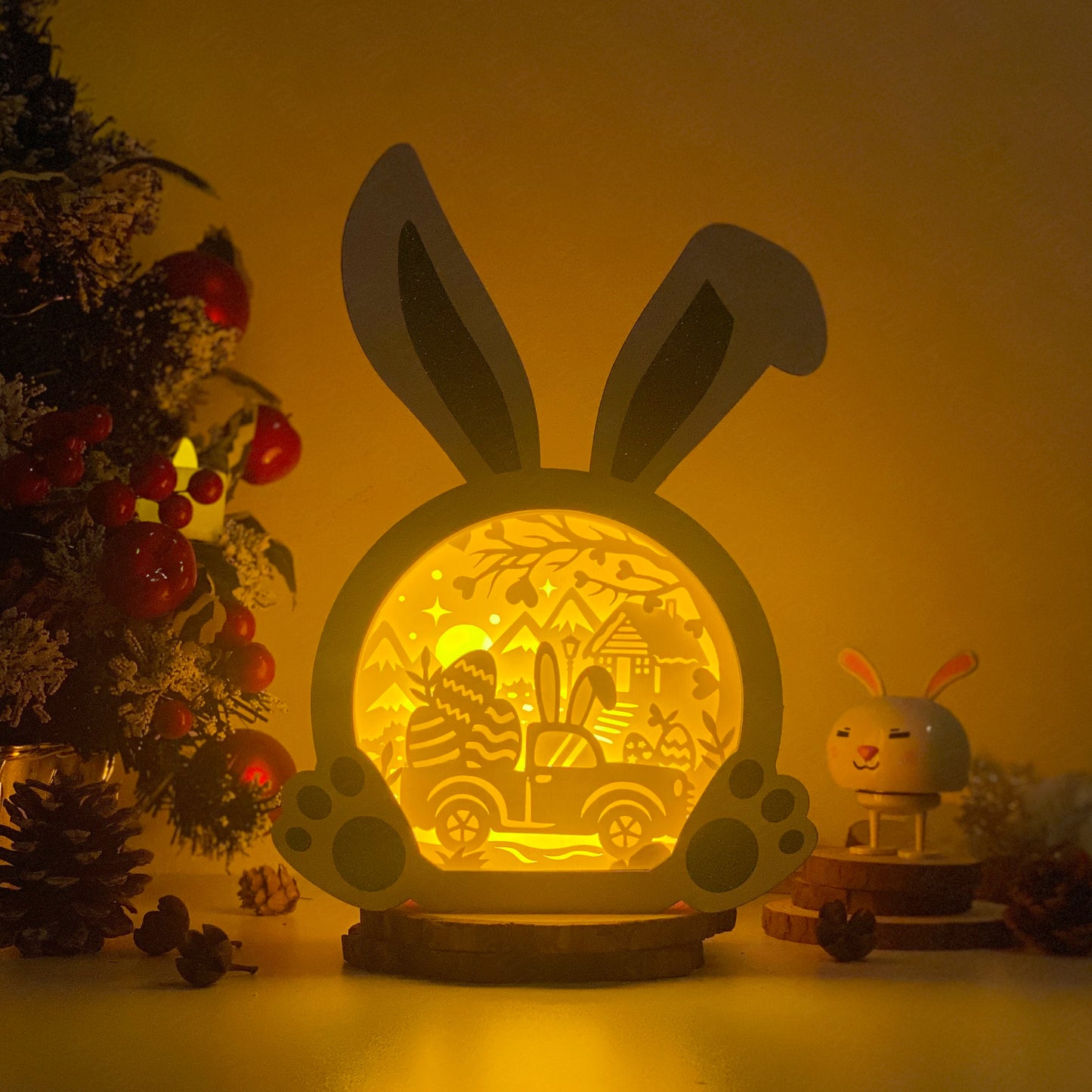 Easter Truck 1 – 3D Bunny Box 2 File - Cricut File - VEKTOR KRAFT