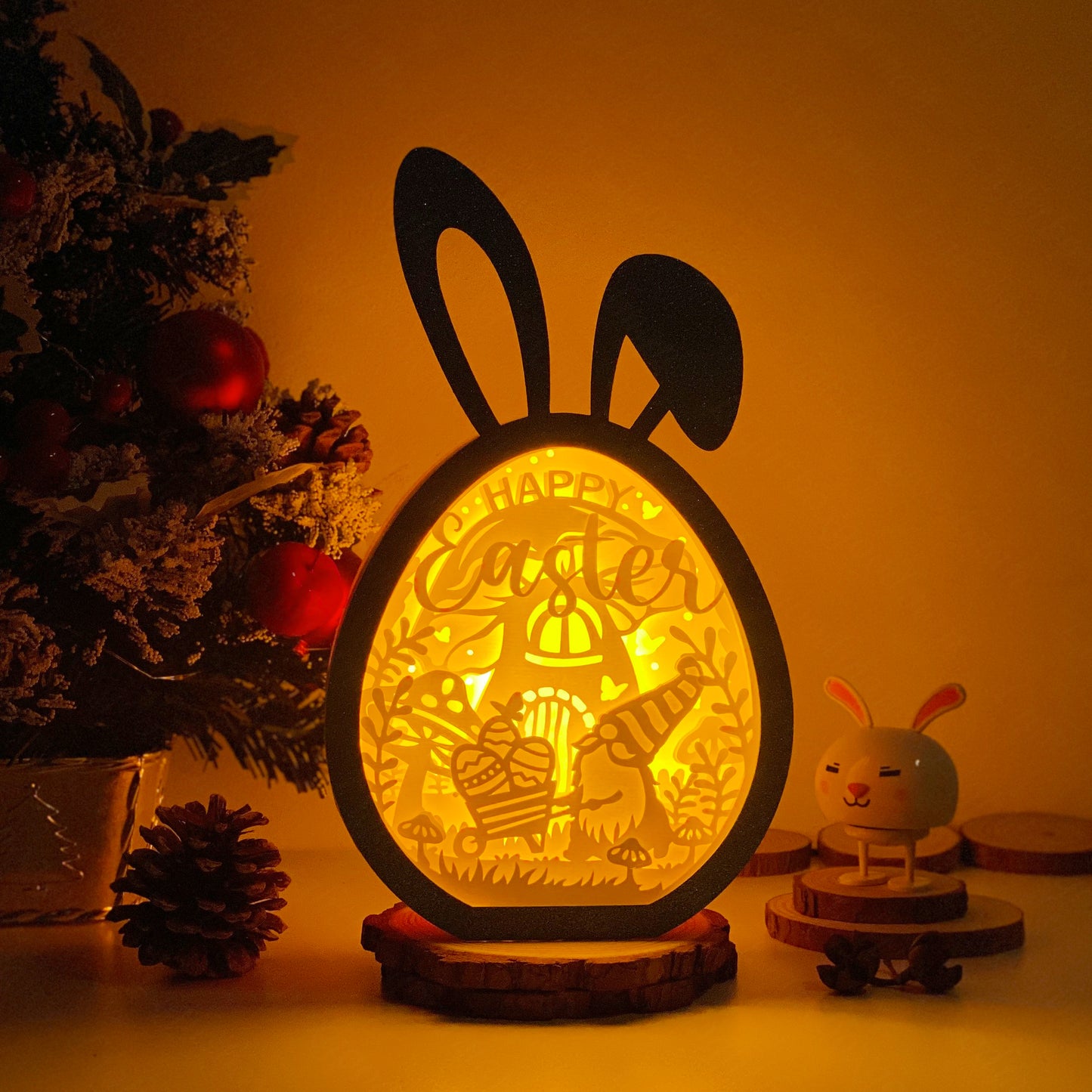 Easter Gnome 2 – 3D Bunny Box 3 File - Cricut File - VEKTOR KRAFT