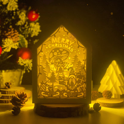 Christmas Gnome 1 – 3D Box SVG File for Cricut & Silhouette