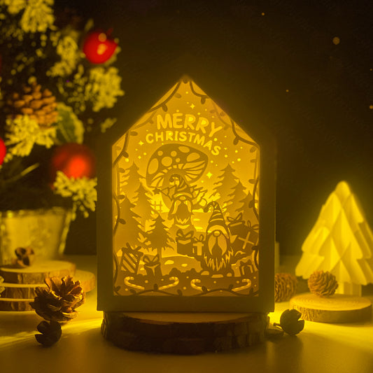 Christmas Gnome 1 – 3D Box SVG File for Cricut & Silhouette
