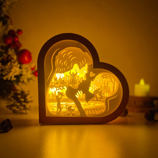 Father's Day 1 – 3D Heart Box 2  File - Cricut File - VEKTOR KRAFT