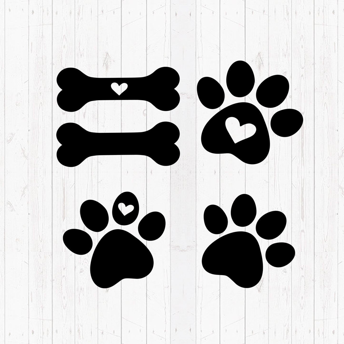 Dog Bone – 3D Lightbox SVG File for Cricut & Silhouette