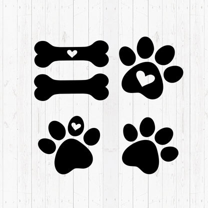 Dog Bone – 3D Lightbox SVG File for Cricut & Silhouette