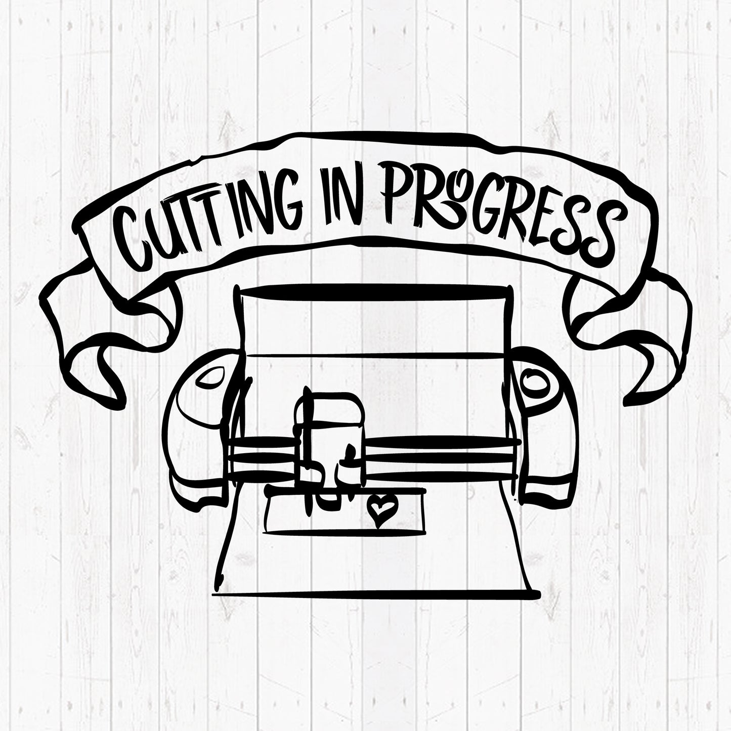 Cutting In Progress - Cricut File - VEKTOR KRAFT