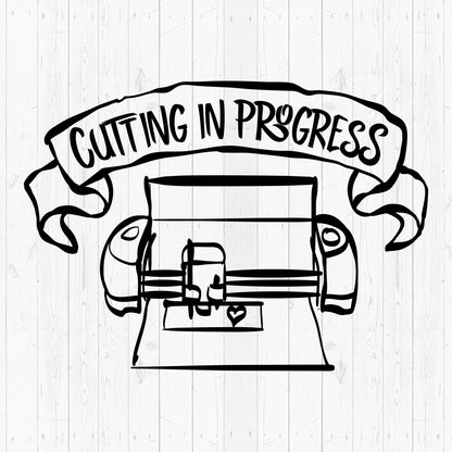 Cutting In Progress - Cricut File - VEKTOR KRAFT