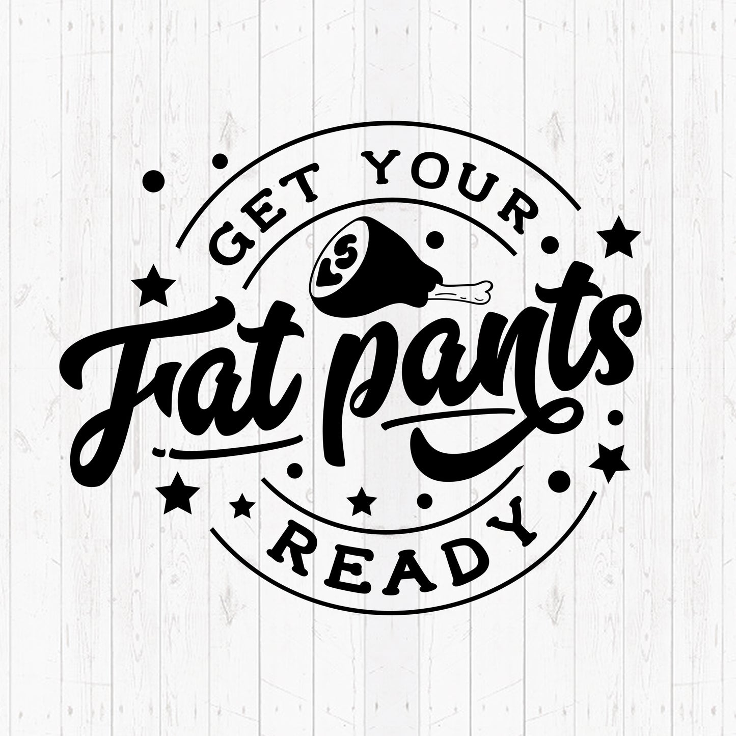 Fat Pants – 3D Lightbox SVG File for Cricut & Silhouette