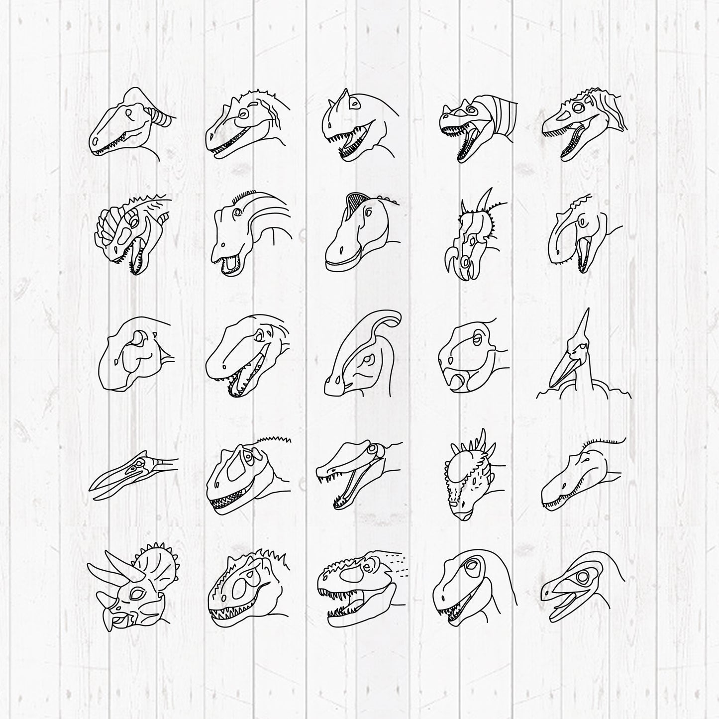 Dinosaur – 3D Lightbox SVG File for Cricut & Silhouette