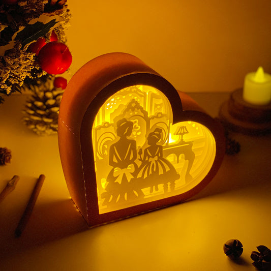 Mother's Day 1 – 3D Heart Box 2  File - Cricut File - VEKTOR KRAFT