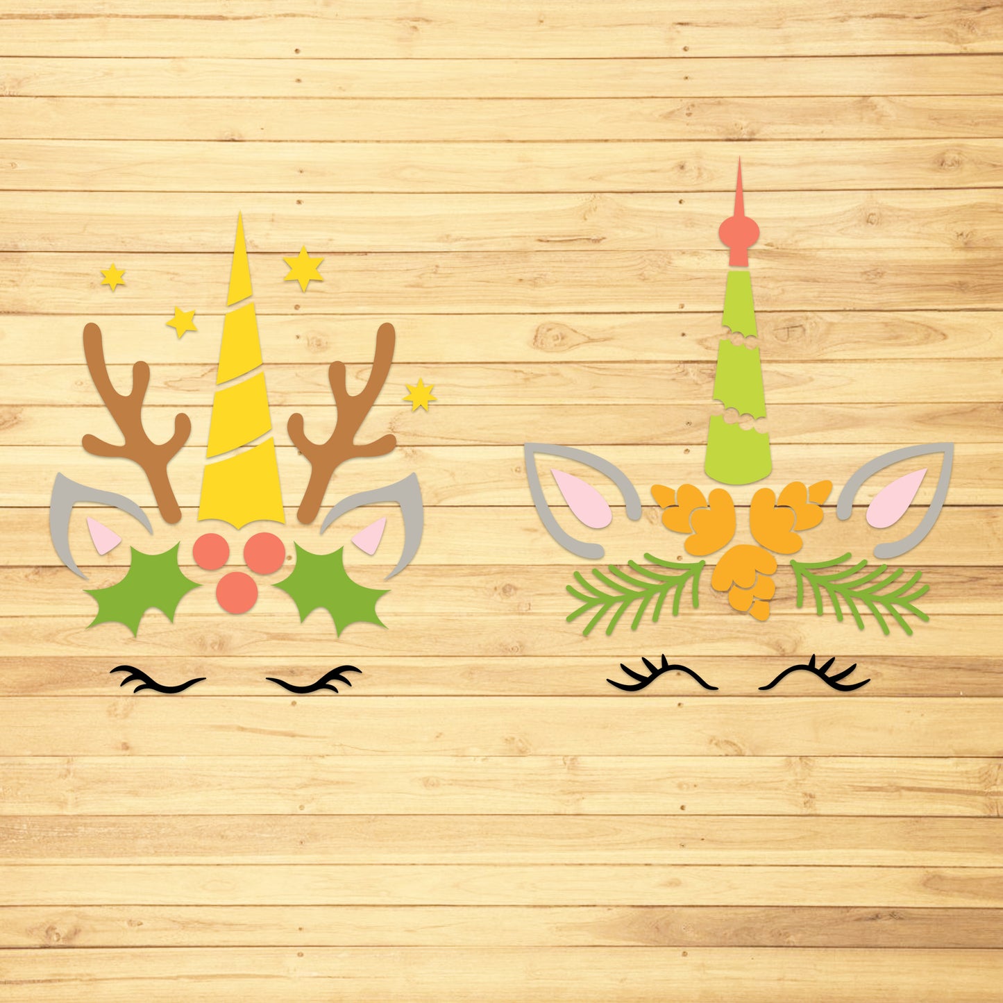 Christmas Unicorn 2 - Christmas Cricut File - VEKTOR KRAFT