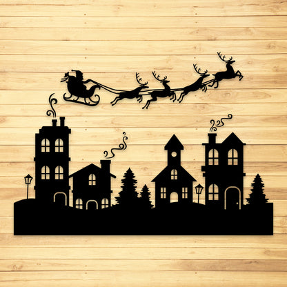 Christmas Village - Christmas Cricut File - VEKTOR KRAFT