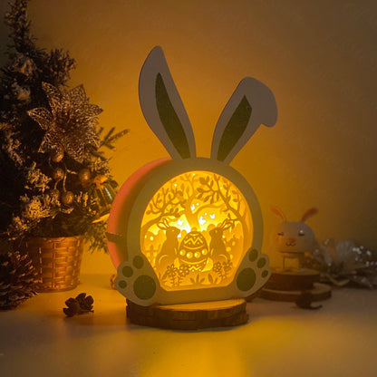 Easter 6 – 3D Bunny Box 2 File - Cricut File - VEKTOR KRAFT