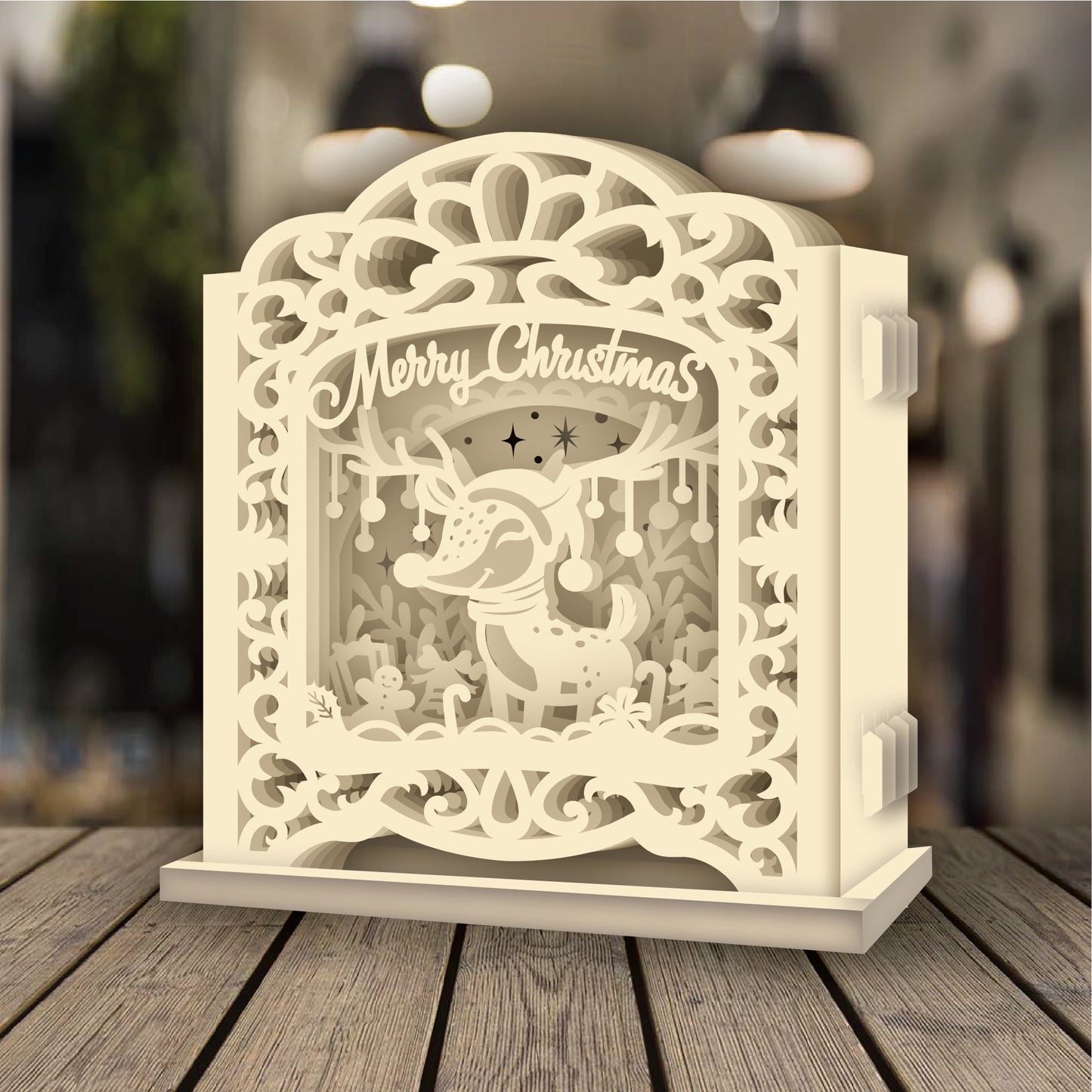 Christmas 5 – 3D Pop-Up Card SVG File for Cricut & Silhouette