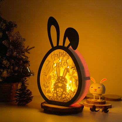 Easter Gnome 1 – 3D Bunny Box 3 File - Cricut File - VEKTOR KRAFT