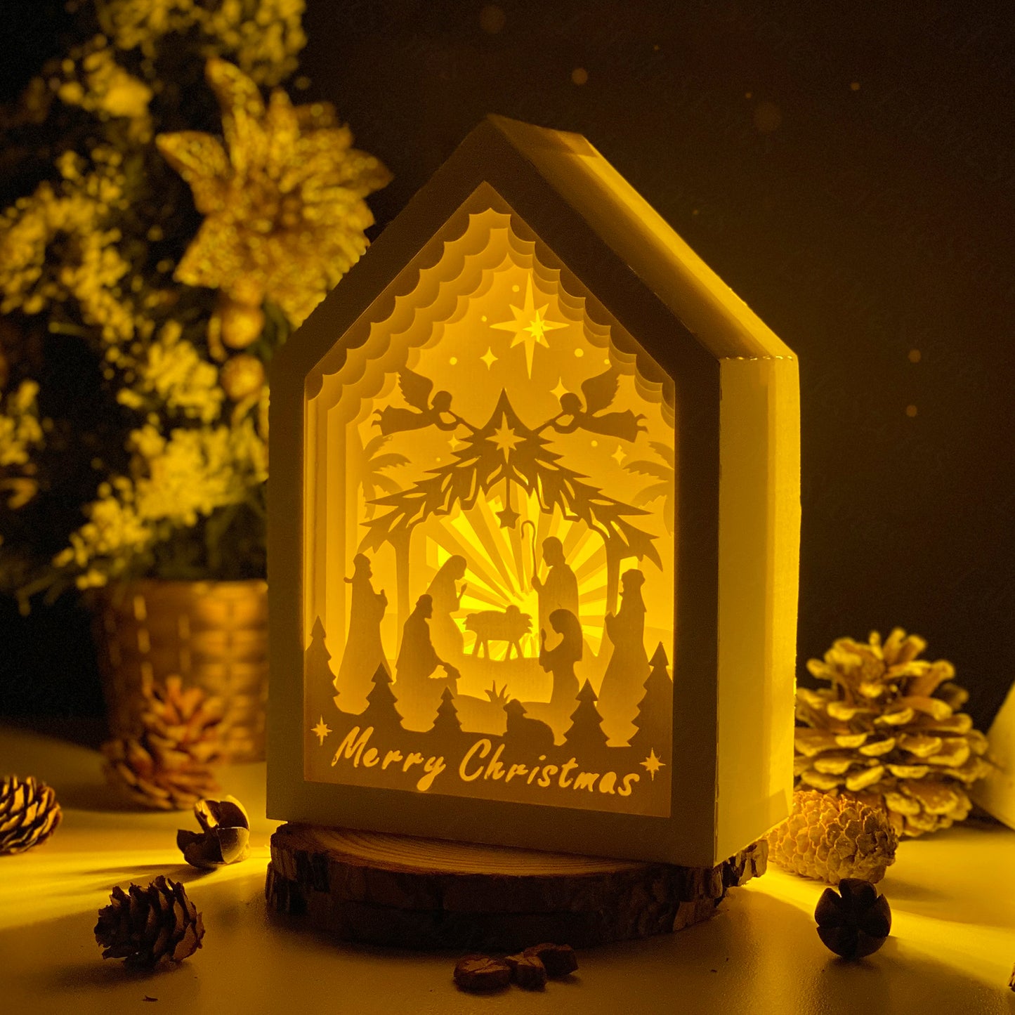 Christmas Nativity 2 – 3D Box SVG File for Cricut & Silhouette