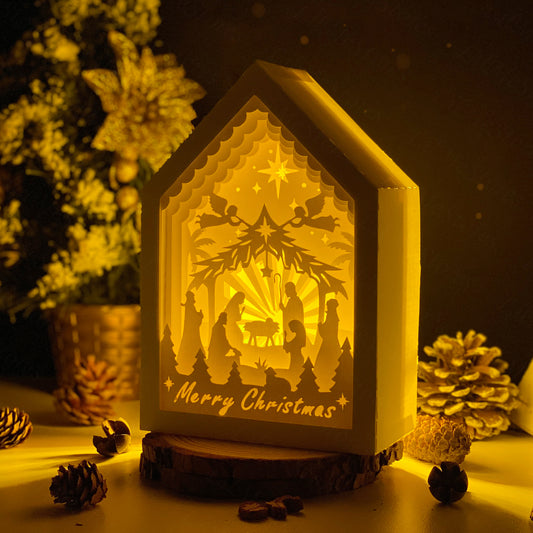 Christmas Nativity 2 – 3D Box SVG File for Cricut & Silhouette