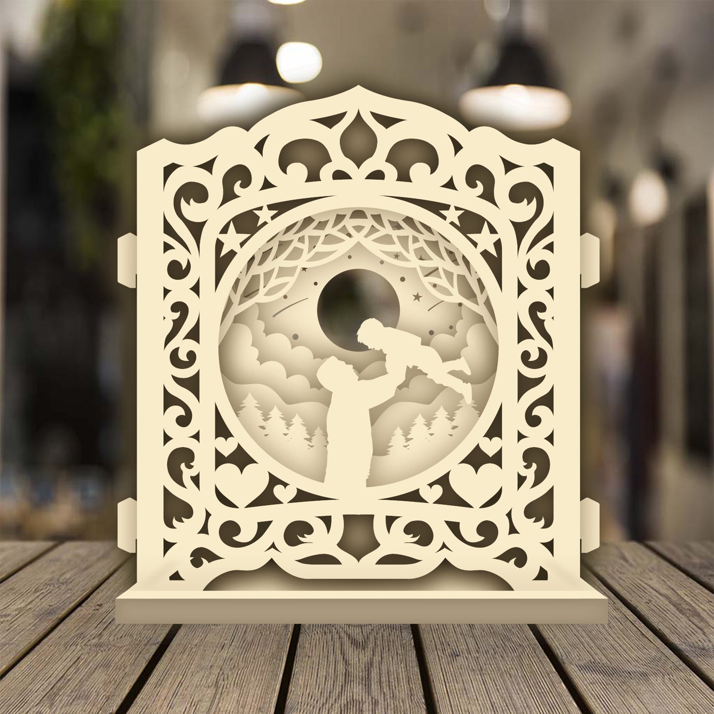 Father's Day – 3D Pop-Up Card SVG File for Cricut & Silhouette