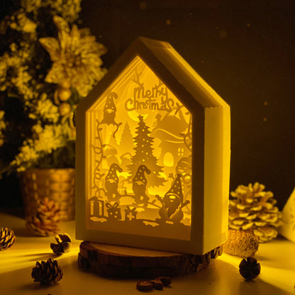 Christmas Gnome 2 – 3D Box SVG File for Cricut & Silhouette