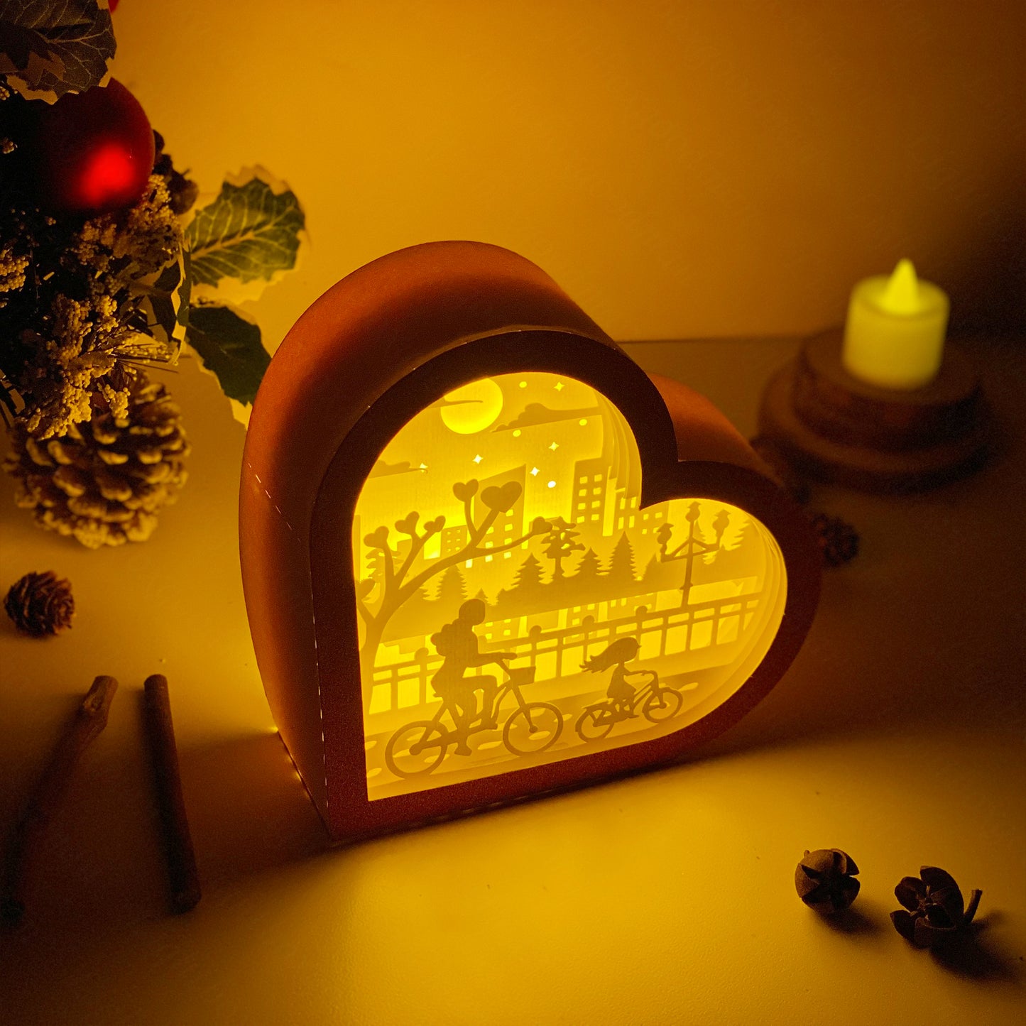 Mother's Day 3 – 3D Heart Box 2  File - Cricut File - VEKTOR KRAFT