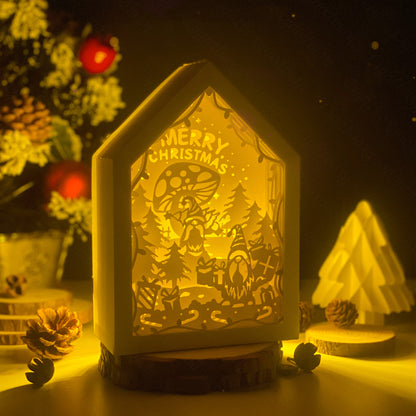 Christmas Gnome 1 – 3D Box SVG File for Cricut & Silhouette