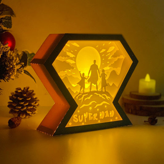 Father's Day 1 – 3D Diamond Box  File - Cricut File - VEKTOR KRAFT