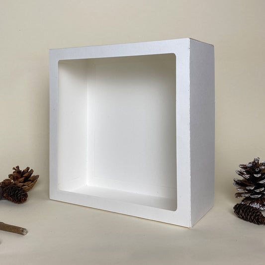 Paper cut light box frame template - Cricut File - 8x8 inches - VEKTOR KRAFT