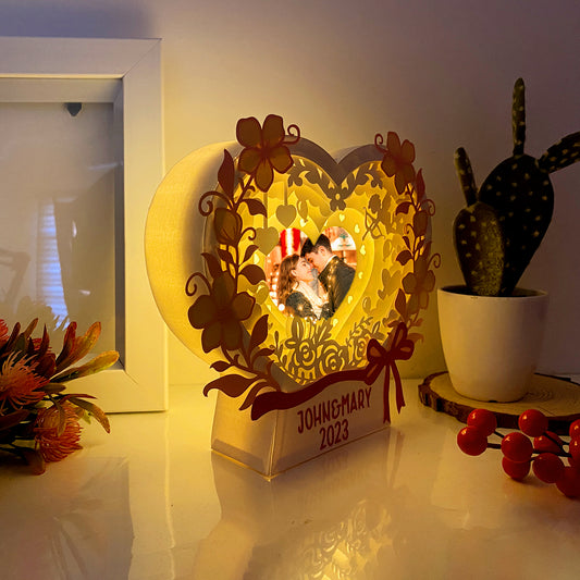 Love 3 – 3D Custom Heart Box  File - Cricut File - VEKTOR KRAFT