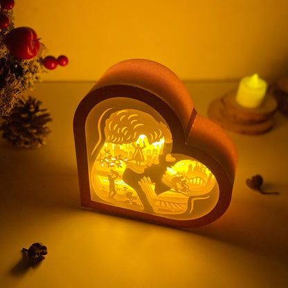 Father's Day 1 – 3D Heart Box 2  File - Cricut File - VEKTOR KRAFT
