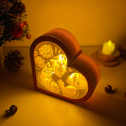 Mother's Day 5 – 3D Heart Box 2  File - Cricut File - VEKTOR KRAFT
