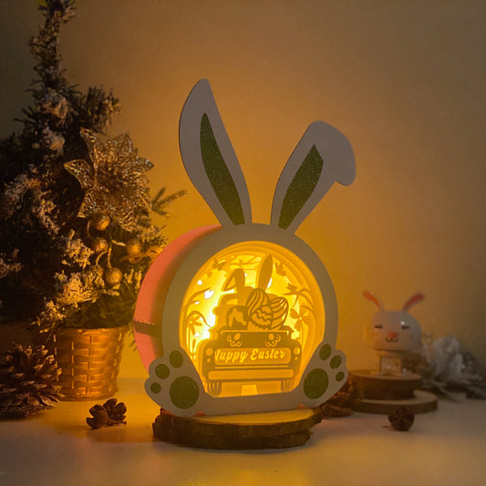 Easter Truck 2 – 3D Bunny Box 2 File - Cricut File - VEKTOR KRAFT