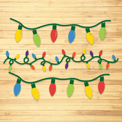 Christmas Lights - Christmas Cricut File - VEKTOR KRAFT