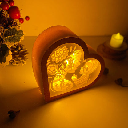 Mother's Day 5 – 3D Heart Box 2  File - Cricut File - VEKTOR KRAFT