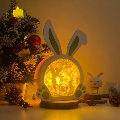 Easter 3 – 3D Bunny Box 2 File - Cricut File - VEKTOR KRAFT